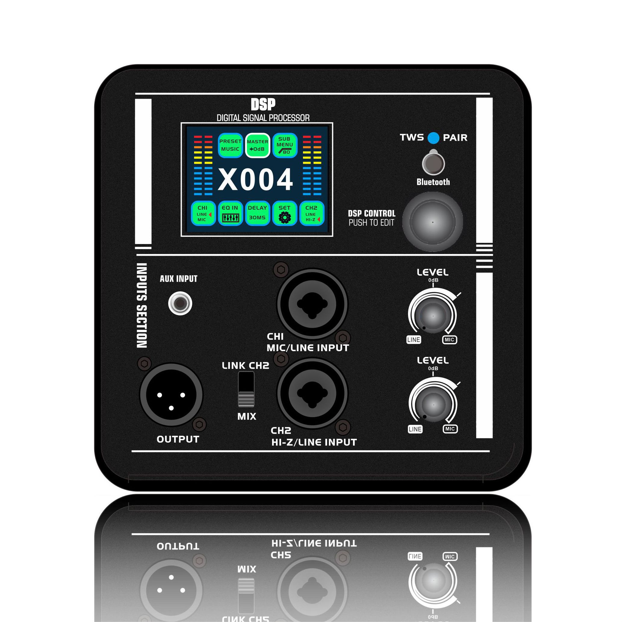 DSP2408: Nový dizajn farebnej obrazovky multifunkčný modul DSP kompatibilný s Hi-Z