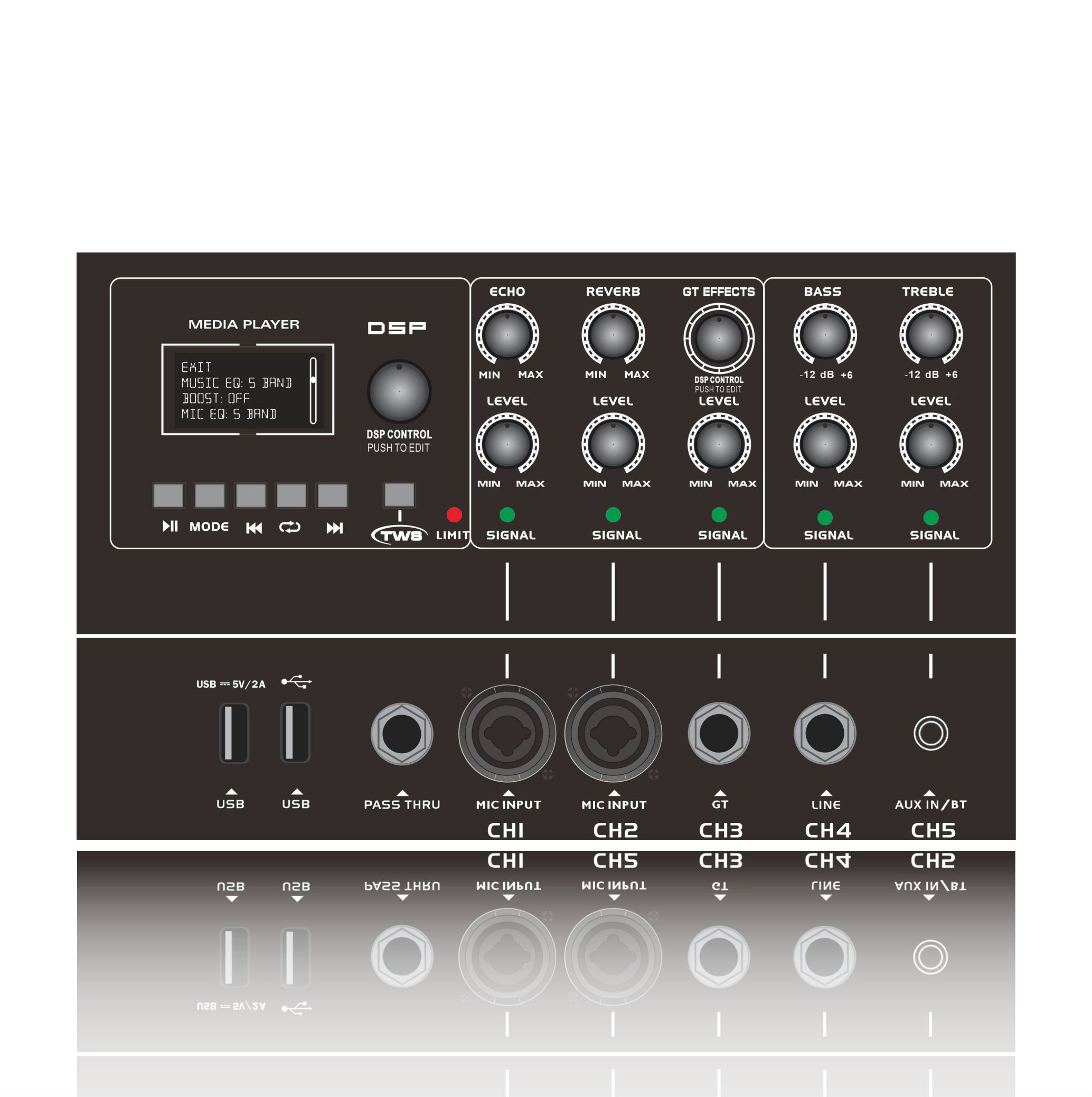 Výkonový zosilňovač MK12-1.1 Pro Active Line Array