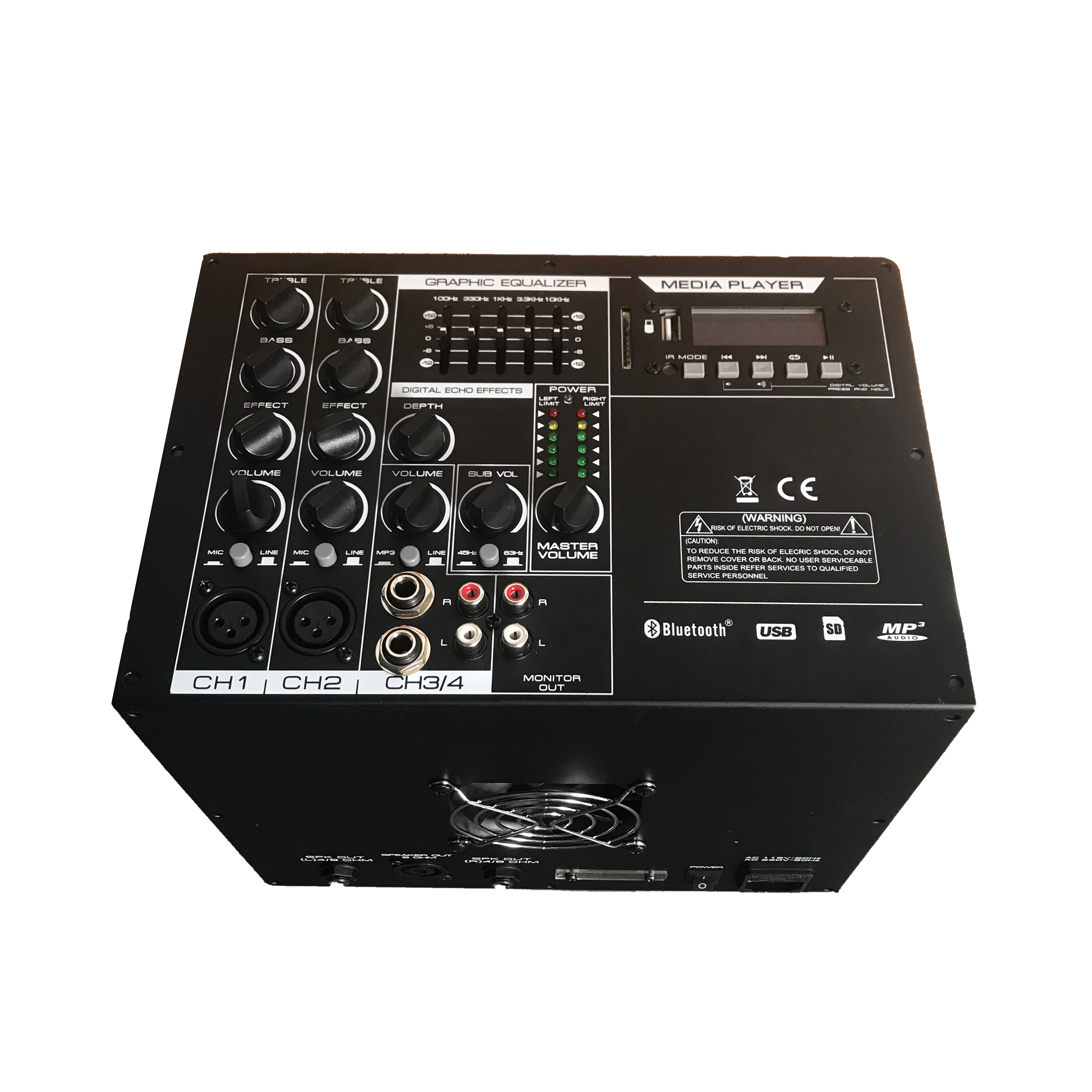 EON206SUB Line Array reproduktorový systém Výkonový zosilňovač 2.1-2.2